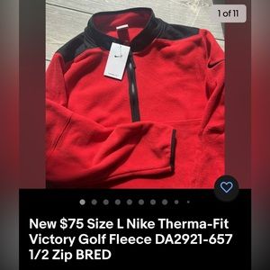 New Nike Golf ⛳️ Fleece BRED $75